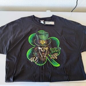 Harley-Davidson NWT Men’s Black Tee with Green Graphic